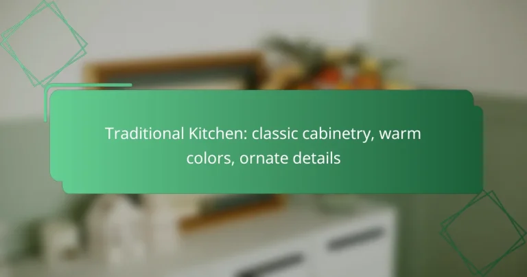 Traditional Kitchen: classic cabinetry, warm colors, ornate details